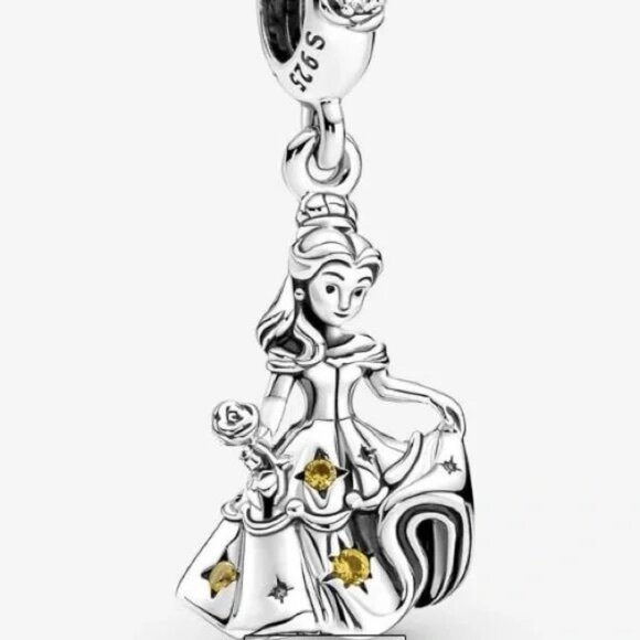 Silver and Gold Charm Pendant - Picture 1 of 5